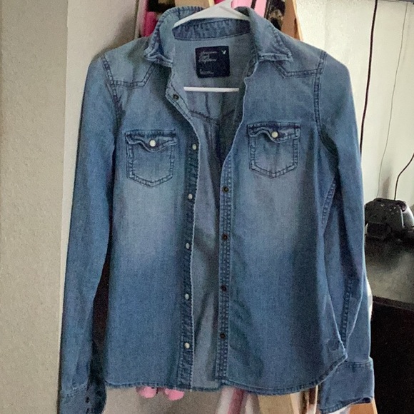 Jean shirt\ Jacket - Picture 2 of 2